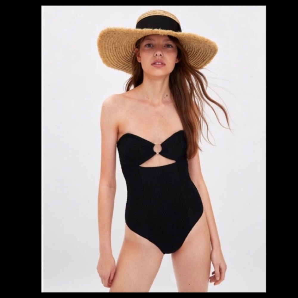 Zara Strapless Bathing Suit